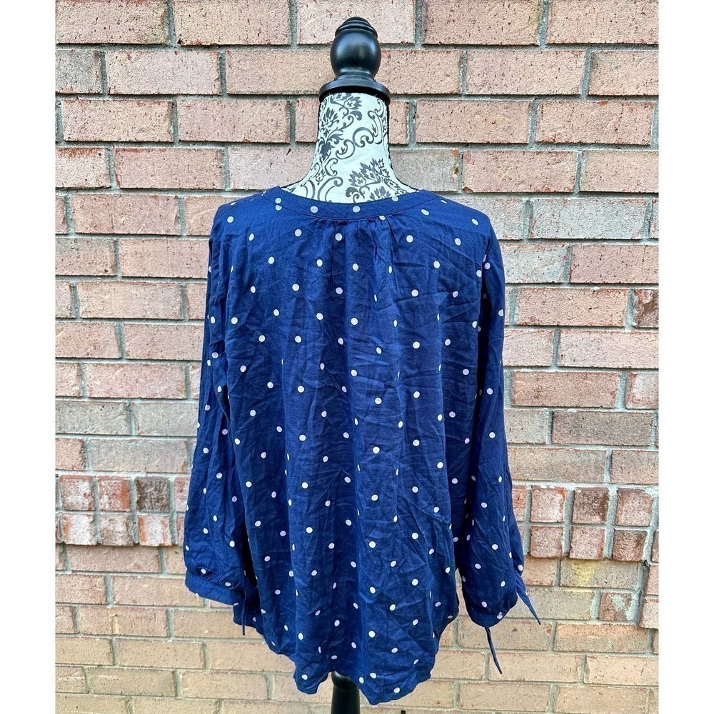 EUC Old Navy Polka Dot Tunic Top Size 2X - Picture 3 of 7